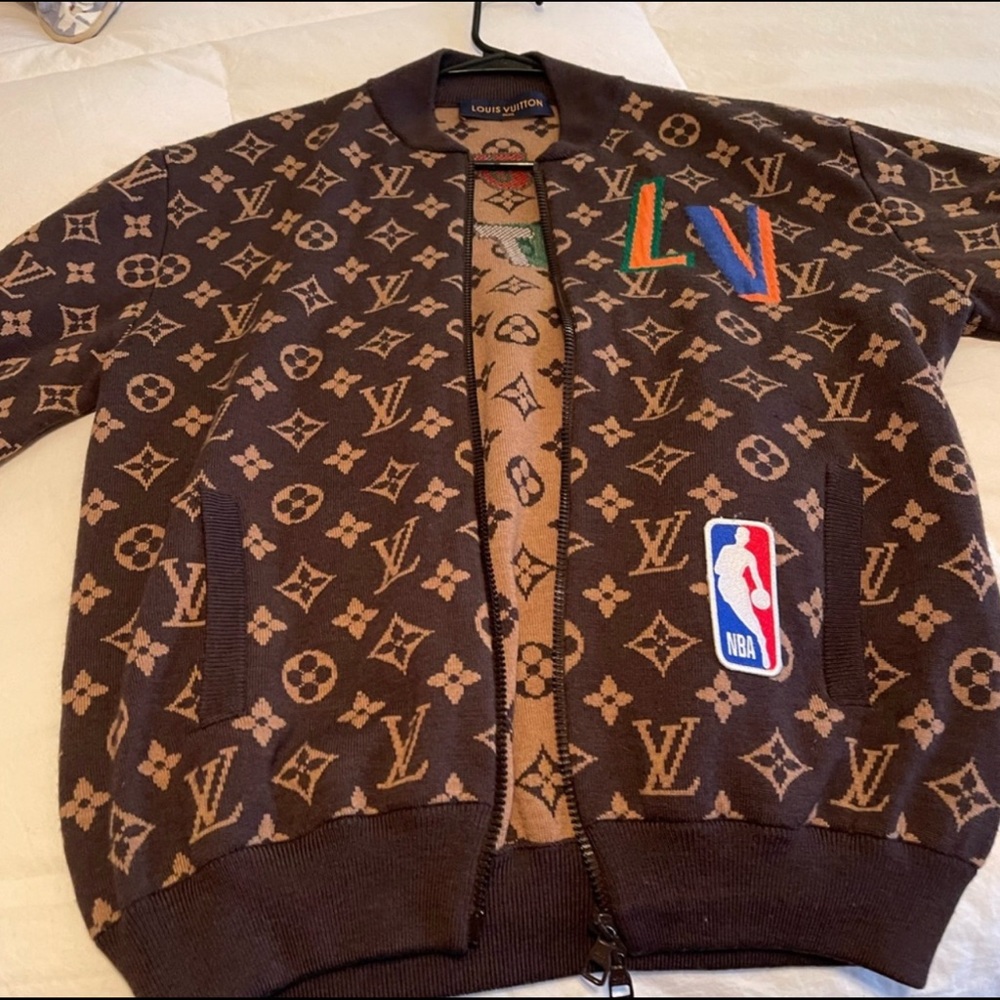 Louis Vuitton Monogram Jacket with NBA Logo